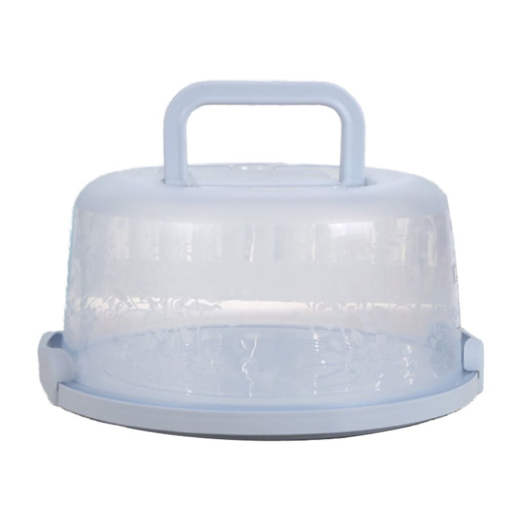 ROBOT-GXG Cake Carrier with Handle - Cake Crrier Container - Cake and Cupcake Muffin Carrier - Portable Round Cake Carrier with Handle Cake Holder Container for Bundt Cake Pie Cheesecake
