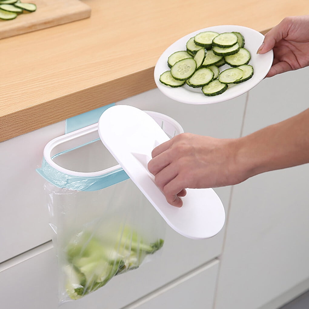 ROBOTGXG Hanging Trash Bag Holder Portable Trash Bag Holder Hanging