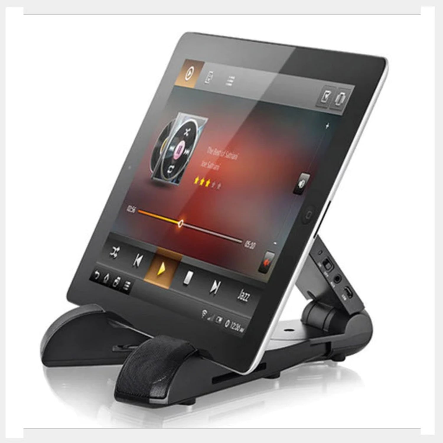 ROBOTIC FOOTPRINTS..TRANSPOD iPad Stand ,Speaker and Battery Extender