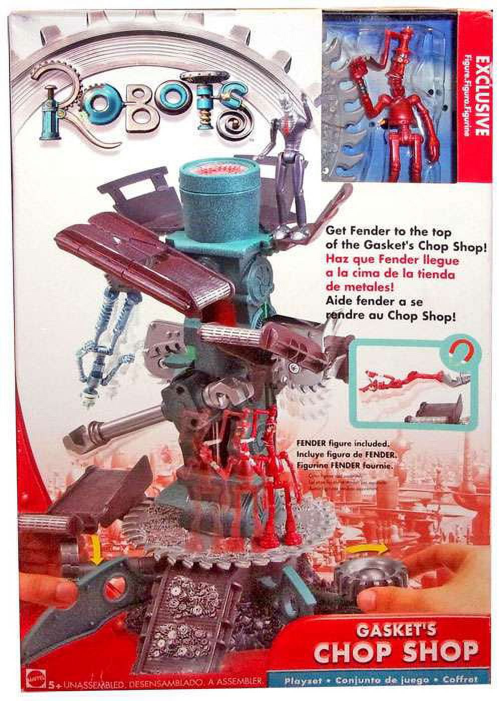 ROBOTS Gasket's Chop Shop Playset