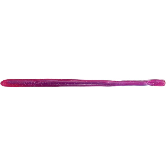 Roboworm Straight Tail Worm 6" Morning Dawn Silver Flake