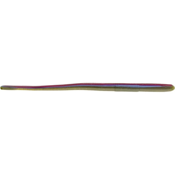 ROBOWORM 7" Straight Tail Worm / 8 Pack/Green Pumpkin Purple