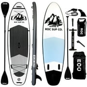 ROC Outdoors 10ft 6in Inflatable Stand Up Paddle Board with Pump, Premium Accessories & Backpack