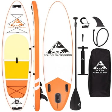 ROC Outdoors Polar Series, 10ft Inflatable SUP, Pump, Premium Accessories & Backpack, Sunrise