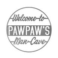 thumbnail image 1 of ROCC RUSTED ORANGE CRAFTWORKS CO. Vintage Circle Signs - Man Cave Paw Paws Sign for men-Personalized Man Cave -Mancave Wall Decor-Custom garage signs for men vintage-Garage decor-Metal garage signs, 1 of 5