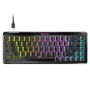 ROCCAT Gaming Keyboard Vulcan II Mini Air English Array Wireless 2.4GHz/Bluetooth Black/Black Mini 65% Tenkeyless Optical Linear Quiet Arrow Keys RGB