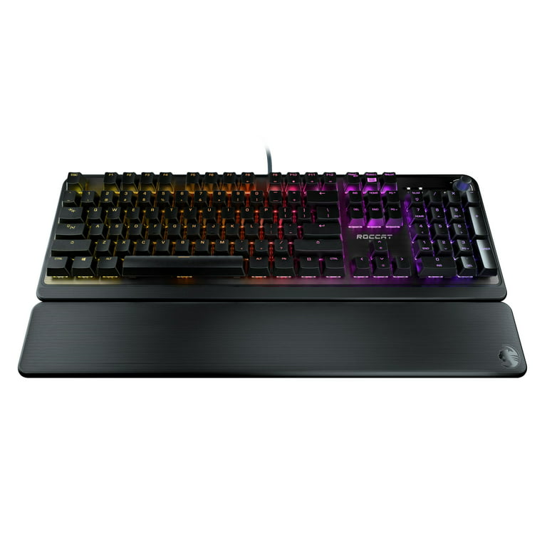 ROCCAT Pyro Mechanical PC Gaming Keyboard, per-Key RGB Lighting, AIMO  Illumination, Wired, Black