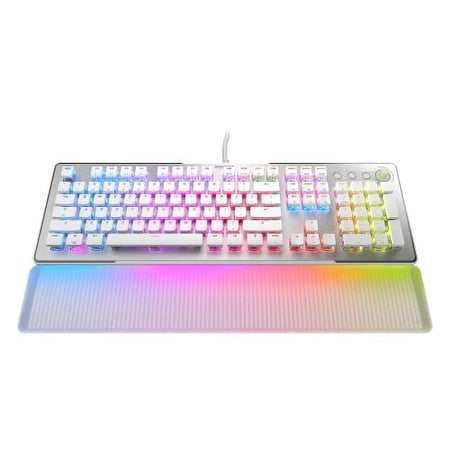 ROCCAT RGB Gaming Keyboard English Layout/VULCAN II Max White US [Japan Authorized Dealer Product]// Keys/ Mechanical switch