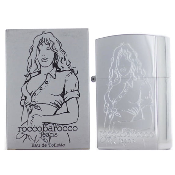 ROCCOBAROCCO SILVER JEANS 2.54 oz / 75 m Eau de Toilette Women Perfume Spray
