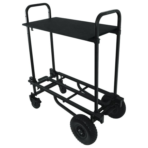 ROCK CART OFF-ROAD DJ Equipment Transport Roller Car + Top Shelf Attachment