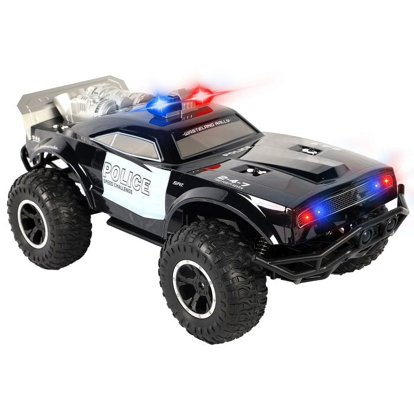 ROCK CRAWLER 1:10 Rc Police Car, GHz Remote Control Car with