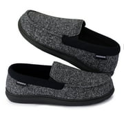 RAVELIER Men's Arch Support Moc Slipper