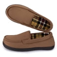 thumbnail image 1 of Ravelier Men's Moccasin Slippers with Flannel Lining, 1 of 5