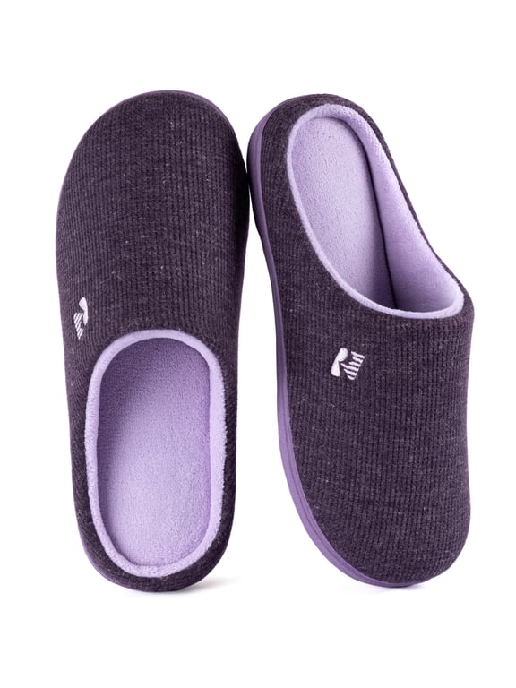 Women's Dual-Tone Cushioned Memory Foam Slippers