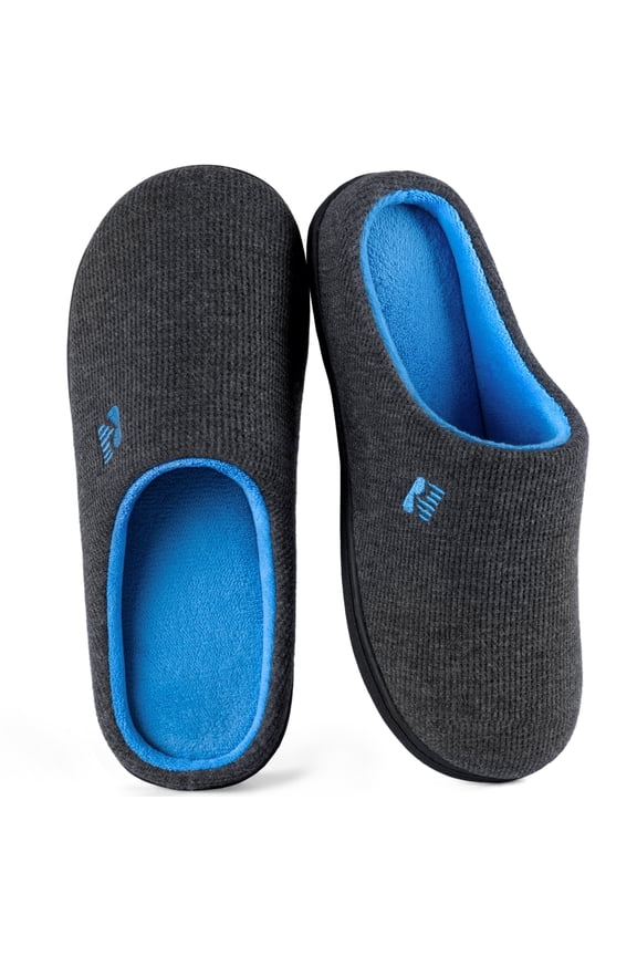 Women's Dual-Tone Cushioned Memory Foam Slippers
