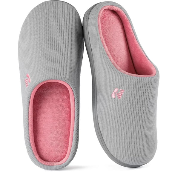 RockDove Women's Dual-Tone Cushioned Memory Foam Slippers