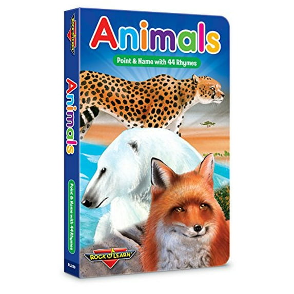 Pre-Owned Pre-Owned Animals Point & Name with 44 Rhymes (Rock 'n Learn) Paperback