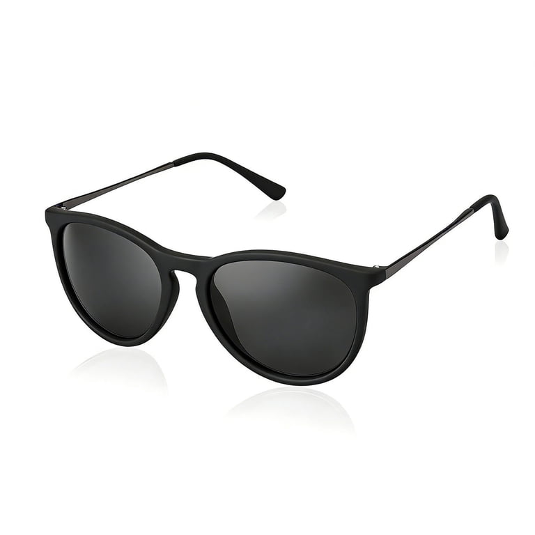 Retro Cat Eye Polarized Sunglasses for Women UV400 Protection Amazon.com: Plinvo Retro Big Frame Cat Eye Polarized  main image 4