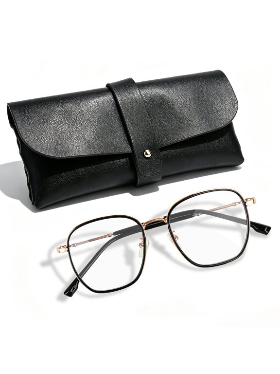 ROCK TAKIN Metal Frame Blue Light Blocking Glasses, Anti Eye Strain Computer Glasses for Women Men, 1 Pair