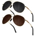 thumbnail image 1 of ROCK TAKIN Polarized Sport Sunglasses for Men Women (2 Pack) - Double Bridge UV400 Protection for Driving, Cycling & Outdoor Activities, Multiple Color Combos, 1 of 8