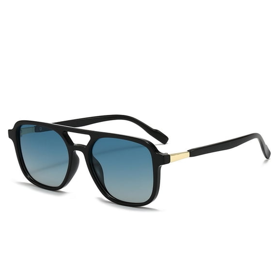 ROCK TAKIN Polarized Square Sunglasses with Double Bridge, UV400 Sports Sunglasses for Men Women, 1 Pair