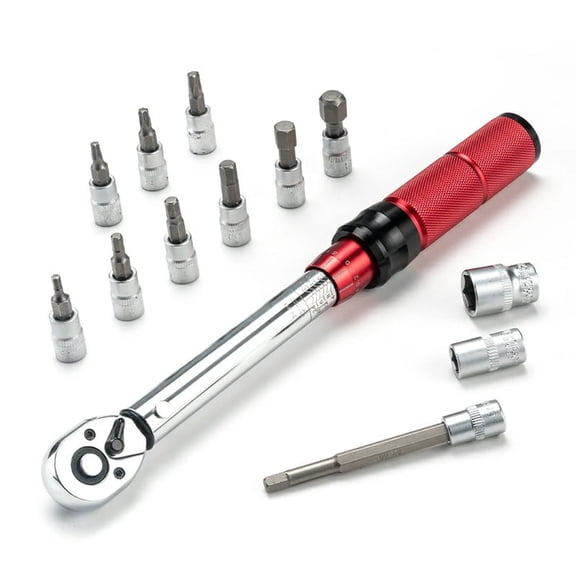 ROCKBROS 1/4 Torque 224Nm Micrometer Click Torque Wrench, 72-Tooth Gear Professional Precision 3%High Accuracy