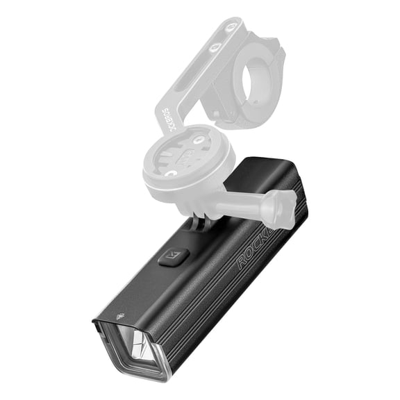 ROCKBROS 1000LM Bike Light Compatible with Out-Front Mount Bike Headlight | Bright Bicycle Headlight, 4 Modes, IPX6 Waterproof, USB Rechargeable, Cycling Bike Front Light For Road Mounta