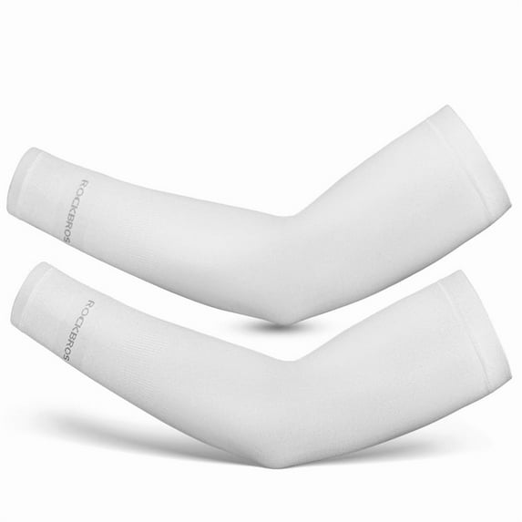 ROCKBROS 2 Pairs Cooling Arm Sleeves Sun UV Protection Covers Outdoor Cycling