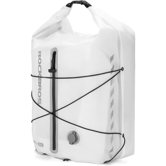 ROCKBROS 23L Bike Panniers Waterproof Rear Rack Trunk Bag Reflective Vacuum Bag