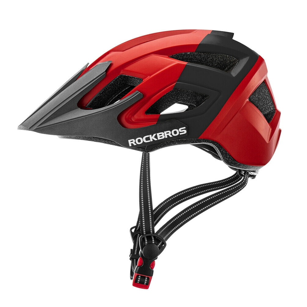 ROCKBROS Adult Cycling Helmet Bike Helmet 57-62cm Universal Adjustment 24 Vents Ages 14+ Red