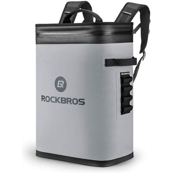 Rockbros 36 Cans Cooler Backpack - 68hr Ice Retention, Leakproof Design for Camping & Picnic