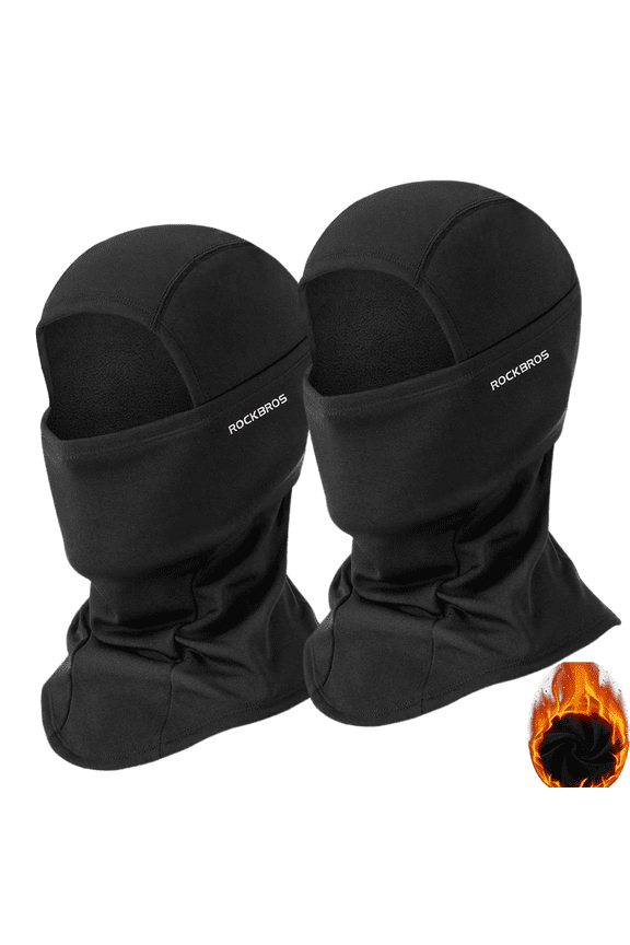 Balaclava Face Mask for Men/Women Warm Fleece Windproof Ski Mask and Motorcycle Warmer Winter Sports Cap Black