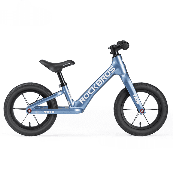 ROCKBROS Triumph 12" Kids Boys Girls Balance Bike Lightweight Adjustable Sport Blue Training Bike