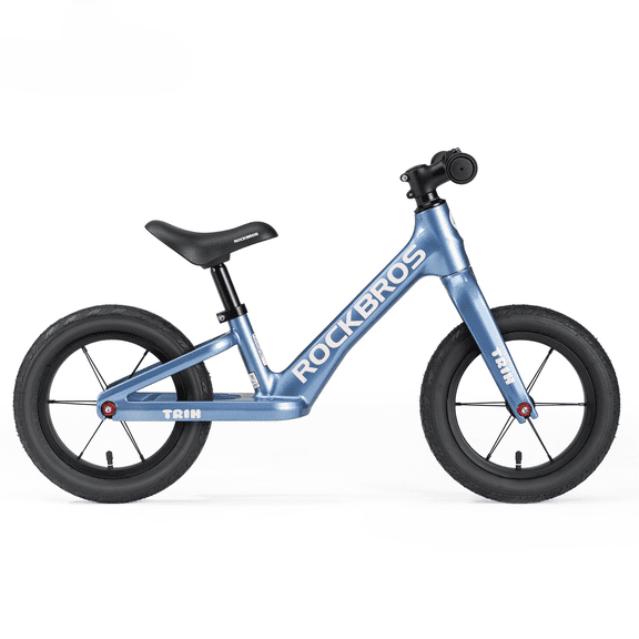 ROCKBROS Balance Bike TRIH- 12 inch Exercise Balance Bike Adjustable Seat/Handlebar Height Streamlined Safe Glide Lightweight Easy Control One-piece Molding Balance Bike