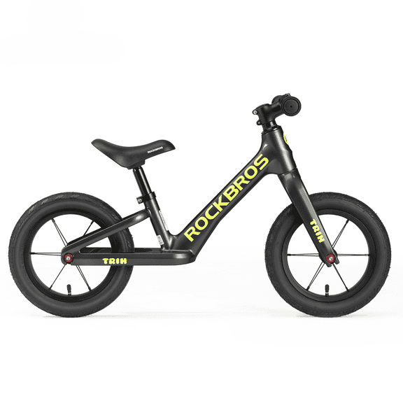 ROCKBROS Triumph 12" Kids Boys Girls Balance Bike Lightweight Adjustable Sport Grey Training Bike