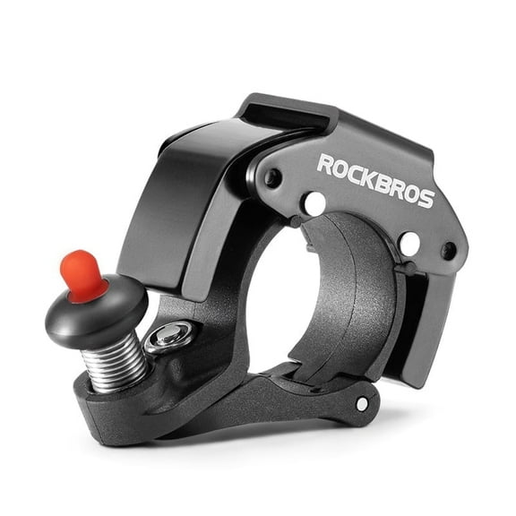 ROCKBROS Bicycle Bells Handlebars adjust 100dB,Hidden Desigh Clear & Sound Linger,Suitable for MTB/Road Bike/Scooter/Youth Bike