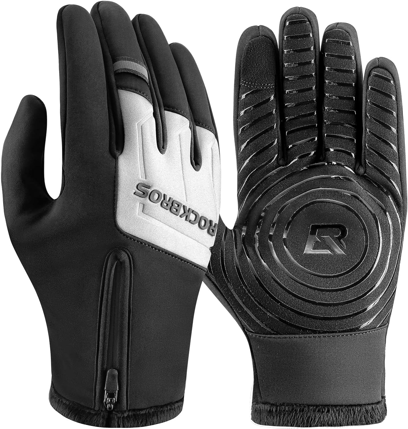 Image showcasing ROCKBROS Bicycle Electric Motorcycle Cycling Gloves FullFinger Screen ...
