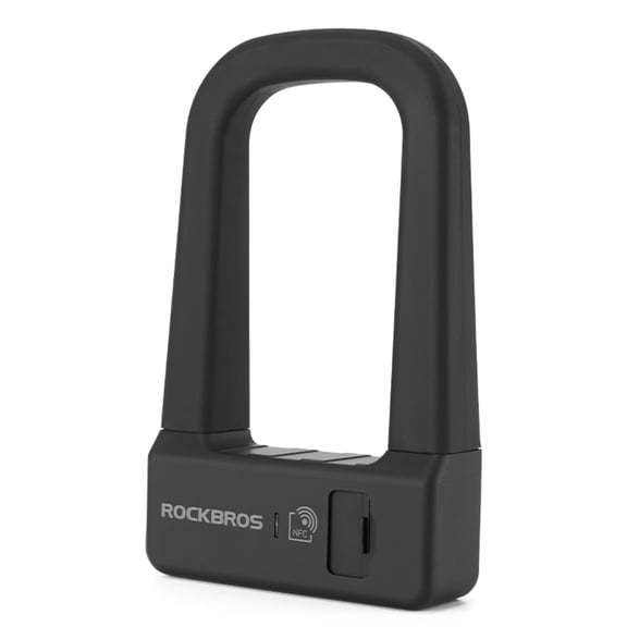 Rockbros NFC Electronic U-Lock Bicycle Lock NFC Phone/Card Sensoring Smart E-Lock