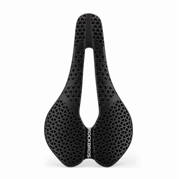 ROCKBROS Bicycle Pro Cycling 3D Saddle Carbon Fiber T700 Polyurethane Ultra Lightweight & Durable Breathable Shock-absorbing Design Bicycle Streamlined Speed Riding Cushion