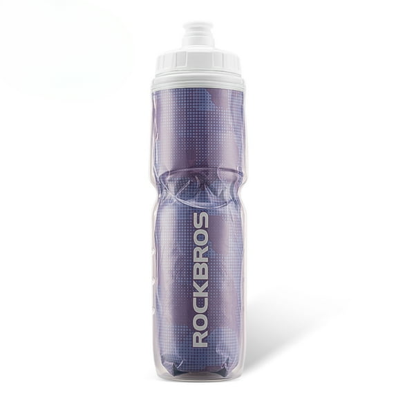 ROCKBROS Bicycle Water Bottle 670ML Cycling Cool-Maintain Leak-Proof