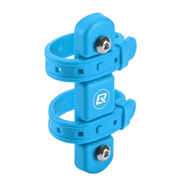 ROCKBROS Bike Bottle Cage Mount Adaptor Silicone Adjustable Free Punching Holder Strap Kettle Holder Rack