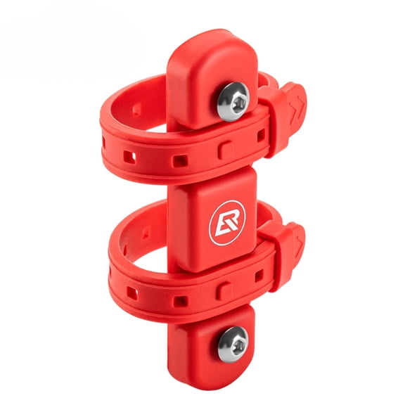 ROCKBROS Bike Bottle Cage Mount Adaptor Silicone Adjustable Free Punching Holder Strap Kettle Holder Rack