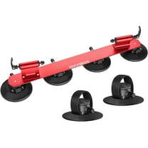 ROCKBROS Bike Carrier Rooftop Bike Rack Sucker Quick Release Upright Roof Rack for 2 Bikes