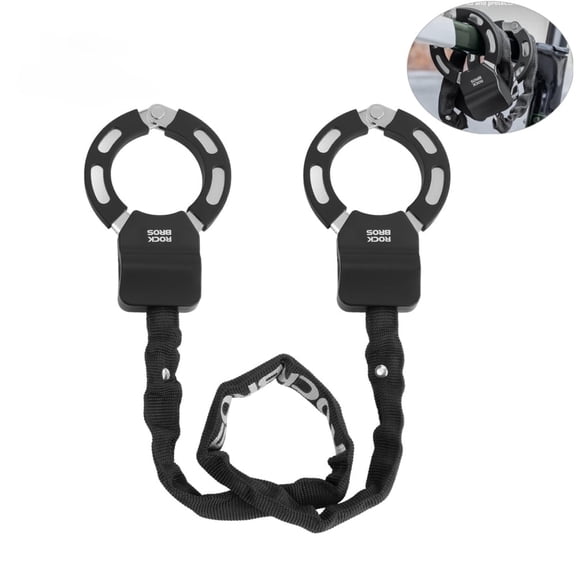 ROCKBROS Scooter Chain Lock Bike Chain Lock with Keys - 23.4" Heavy Duty Anti-Theft Security Lock for Bikes & Scooters