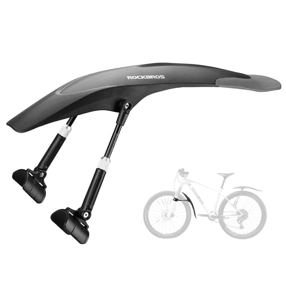 ROCKBROS Bike Mud Fenders,Bicycle Fork Fenders,Detachable Mudguards,Front & Rear MTB Bike 26"-29" Adjustable Fender