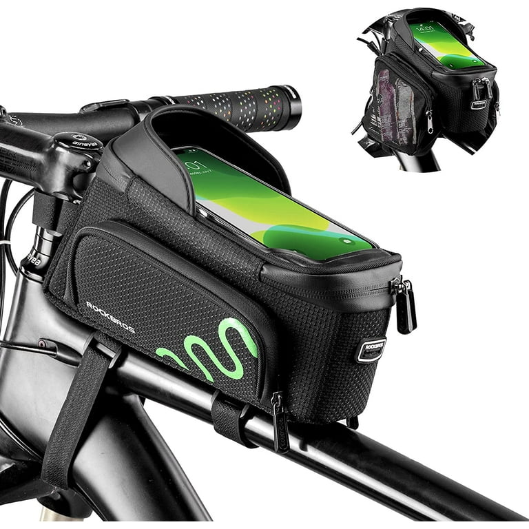 ROCKBROS Bike Frame Bag Bike Phone Mount Bag Bicycle Phone Holder