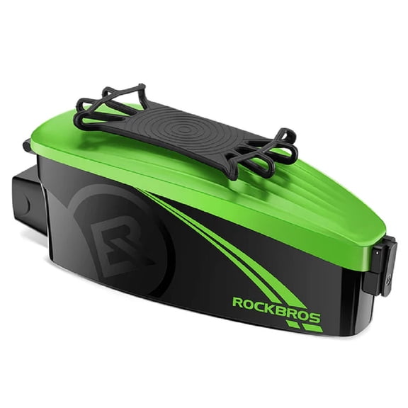 ROCKBROS Bike Frame Phone Bag with Hard Case Shockproof Water-Resistant Bicycle Phone Mount Bag for Cellphones Below 6.8"