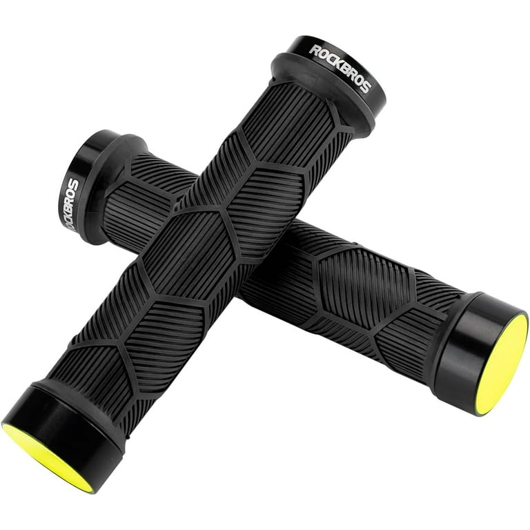 ROCKBROS Bike Handle Grips Double Lock-on High Gloss Reflector
