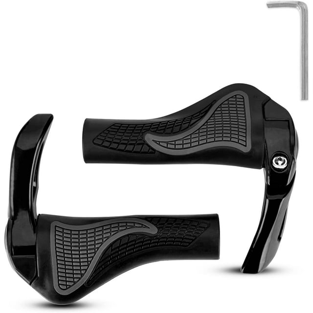 ROCKBROS Bike Grips Single Lockon Bicycle Handle Bar Ergonomics Non