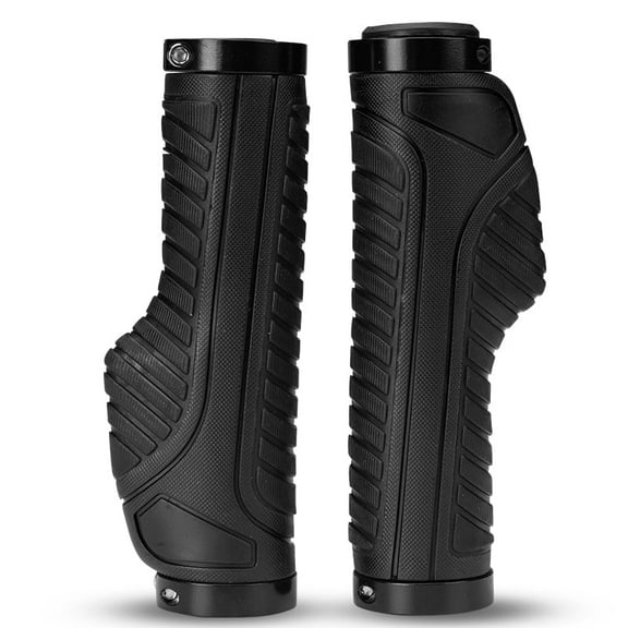 ROCKBROS Bicycle Grip Rubber Cycling Grips MTB Handlebar Lock-on Fixed Gear Black